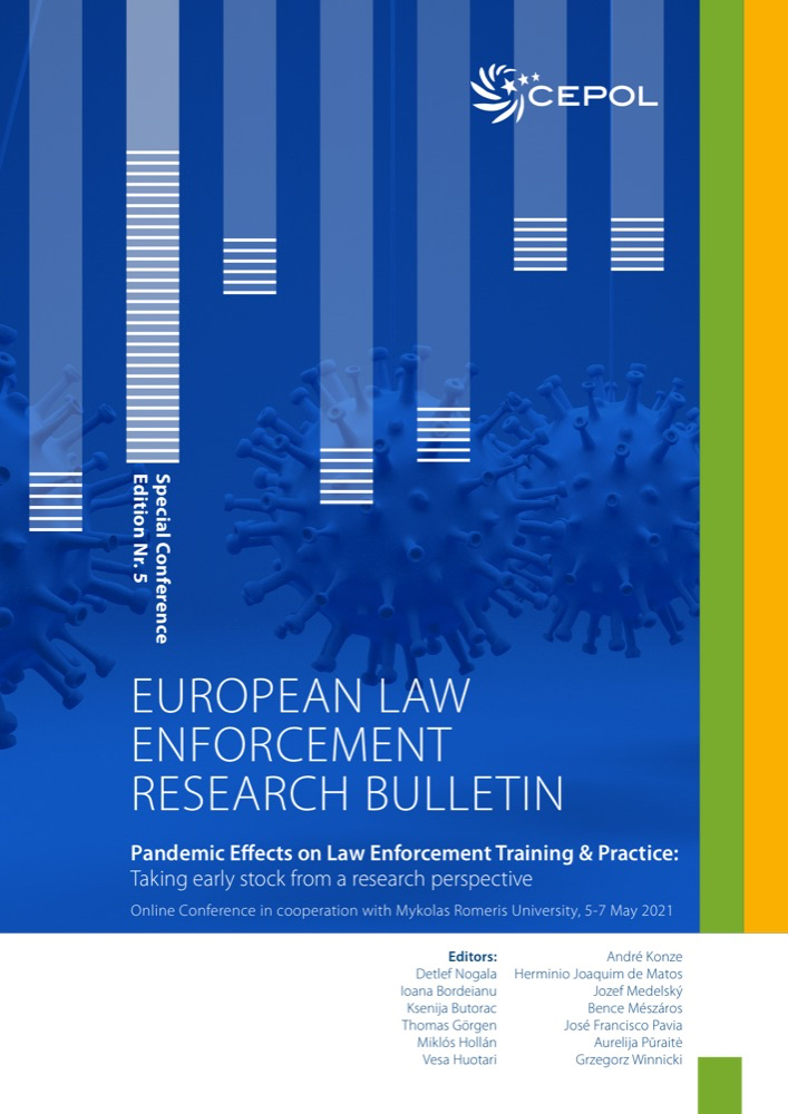 Cover Special Conference Edition Nr. 5 - European Law Enforcement Research Bulletin